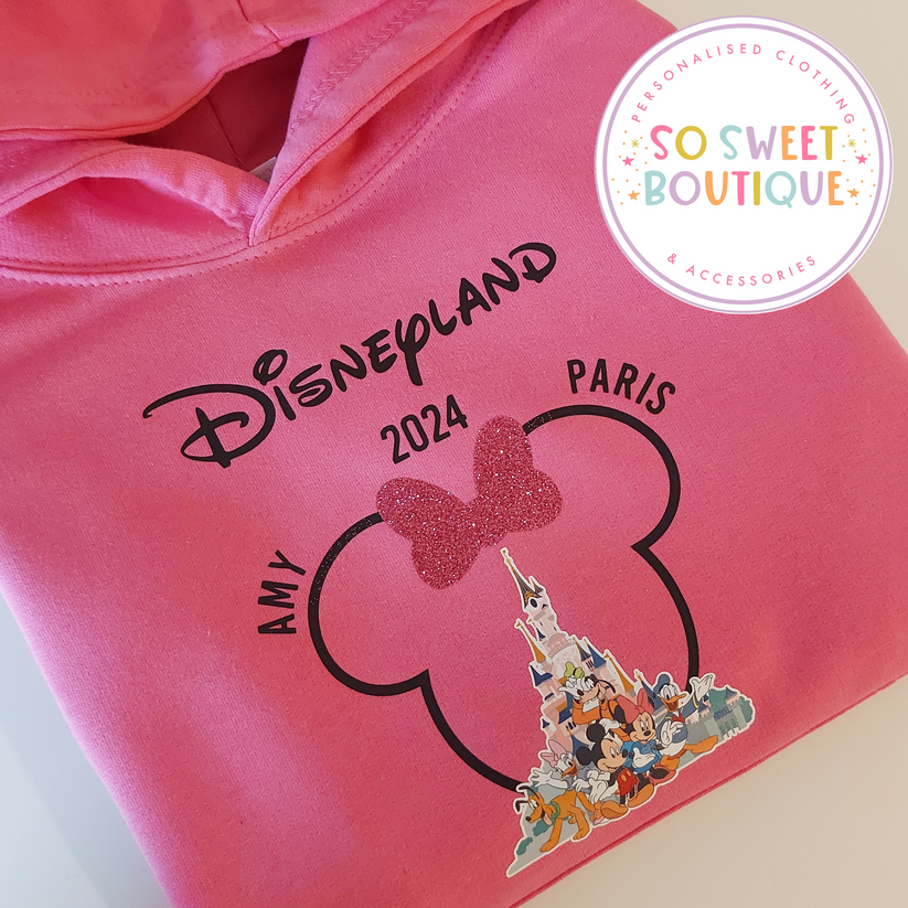 Castle Disneyland Kids Unisex Hoodie - Various Colours - SoSweetBoutiqueLtd