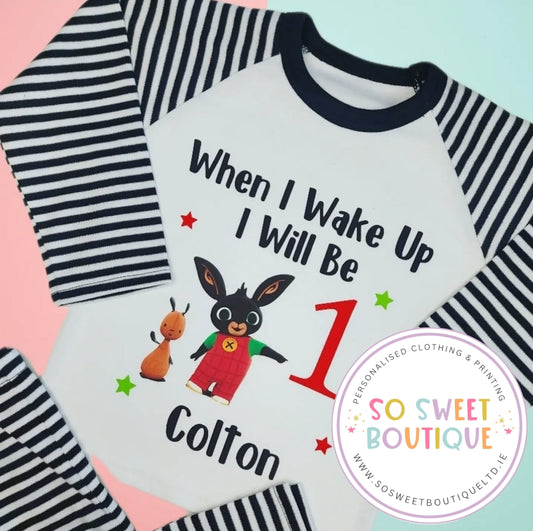 Bing Bunny Personalised Birthday Pyjamas - So Sweet Boutique Ltd