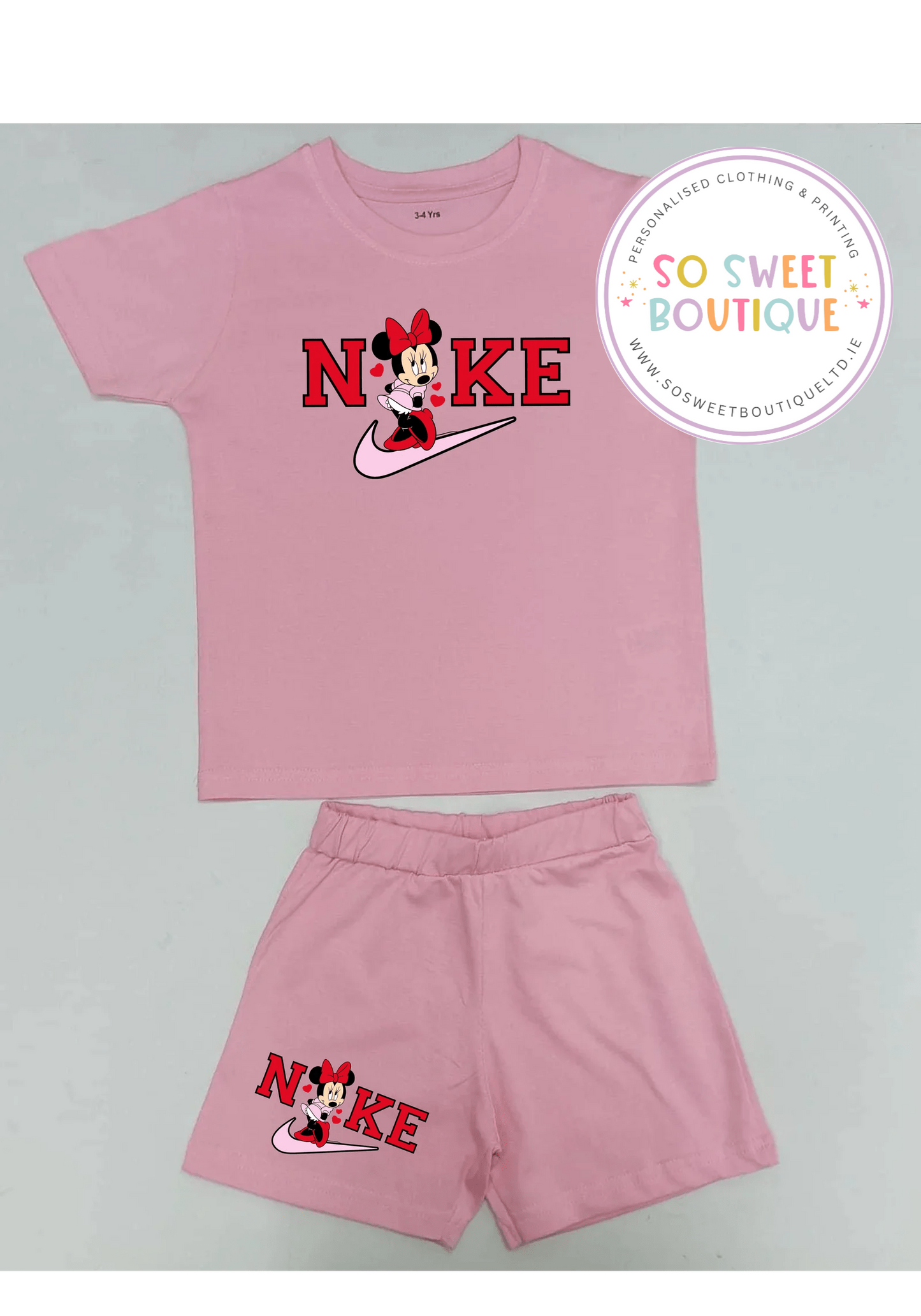 Baby Pink Character Summer Set - Various Characters Available