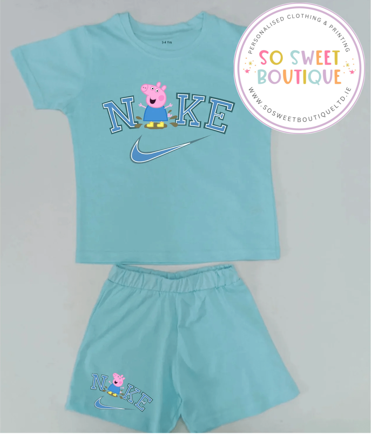 Baby Blue Character Summer Set - Various Characters Available