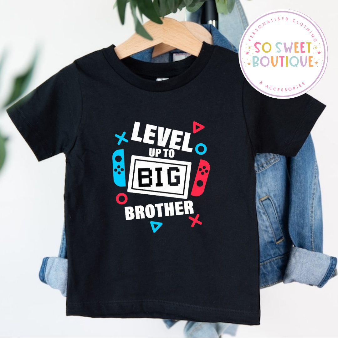 Level Up To Big Brother T-Shirt
