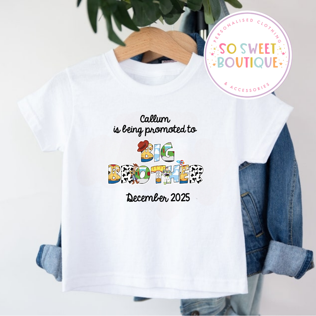 Toy Story Promoted To Big Brother T-Shirt