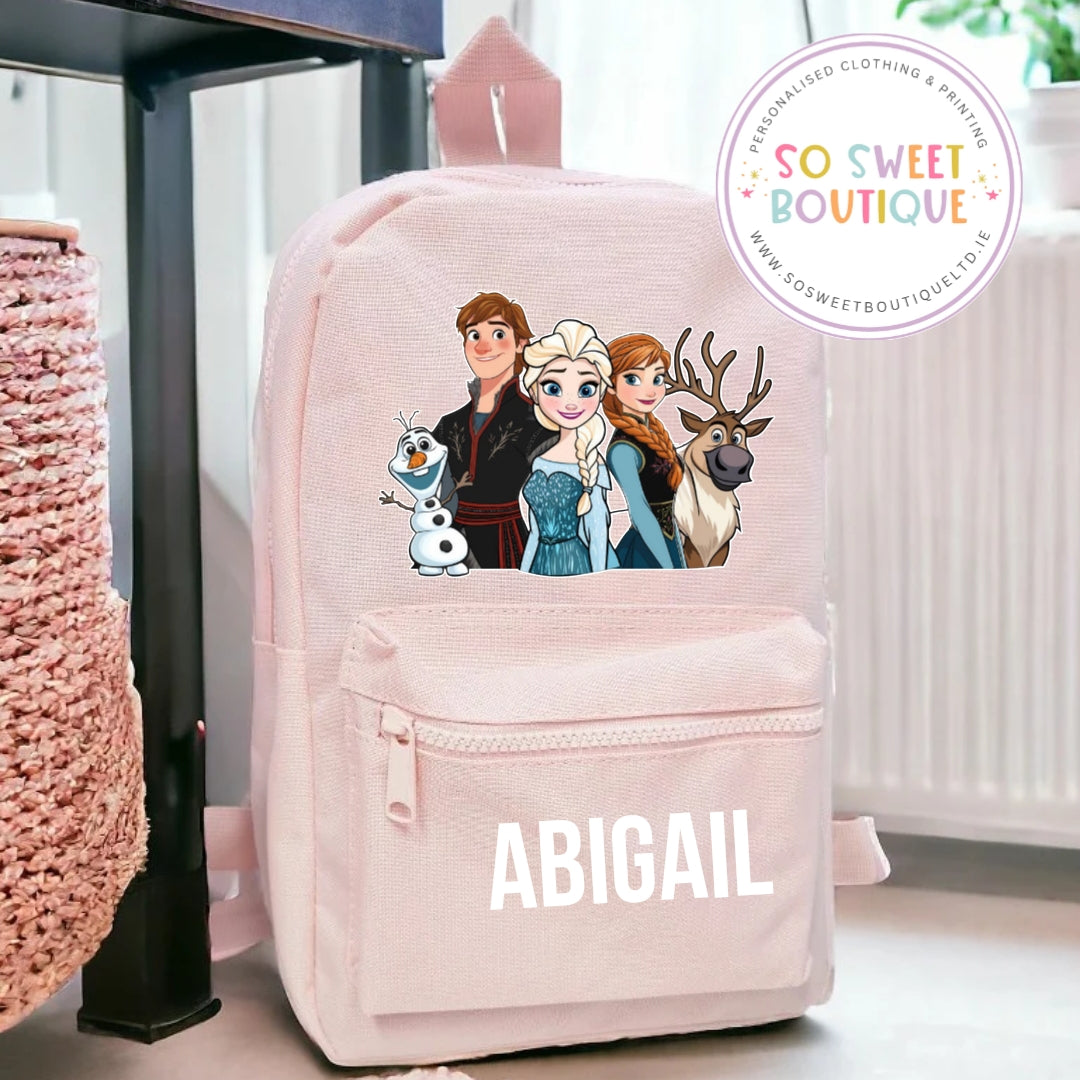 Frozen themed Personalised Backpack