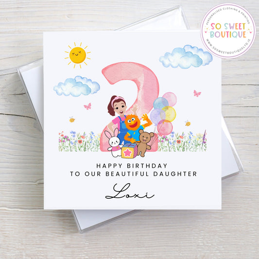 Ms Rachel Personalised Birthday Card