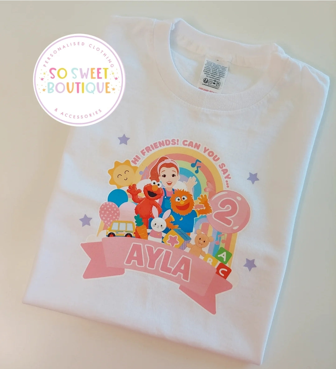 Ms Rachel themed Birthday T-Shirt
