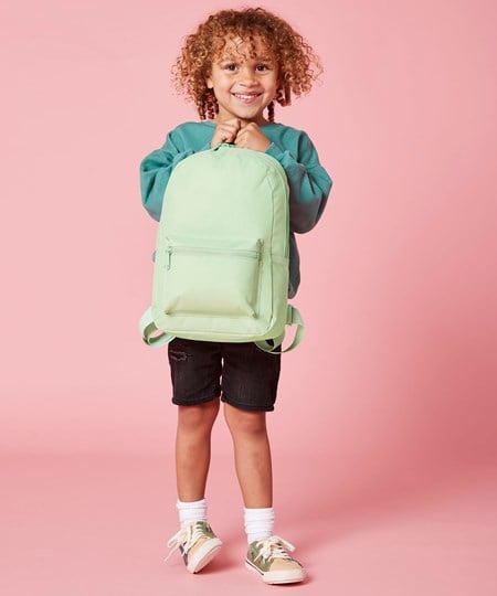 Baby Pink & Fuchsia Initial Style Backpack & Waterbottle Set