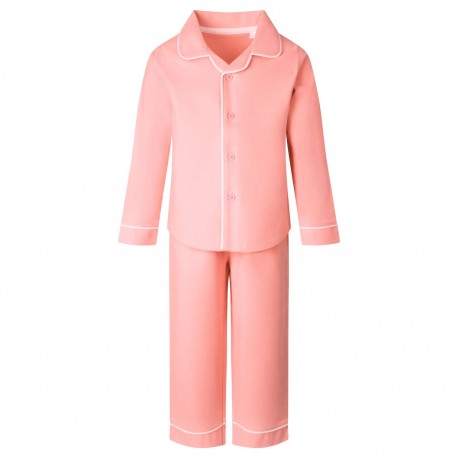 Communion Girl Long Hair Peachy Cotton PJs