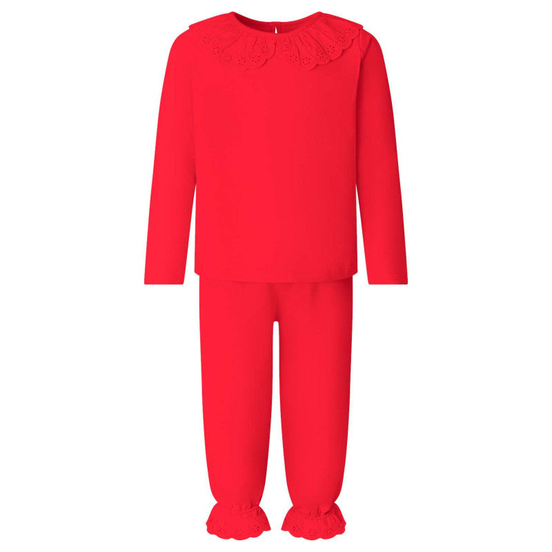 The Toy Show Red Frill Personalised Pyjamas