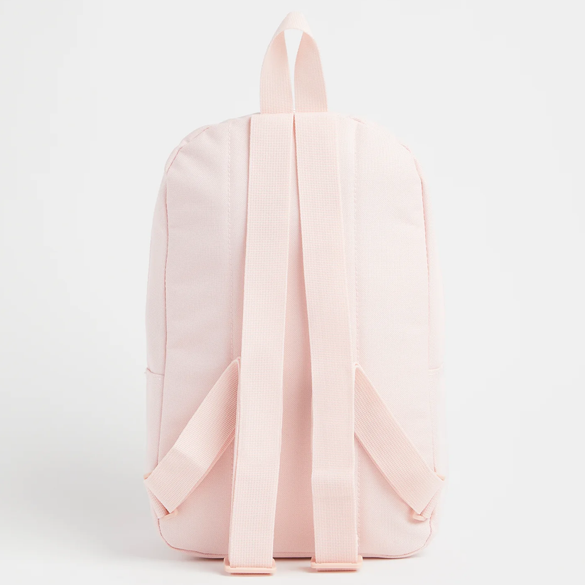 Pastel Pink Initial Style Personalised Backpack