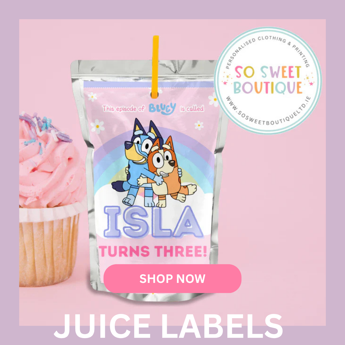 PERSONALISED JUICE LABELS