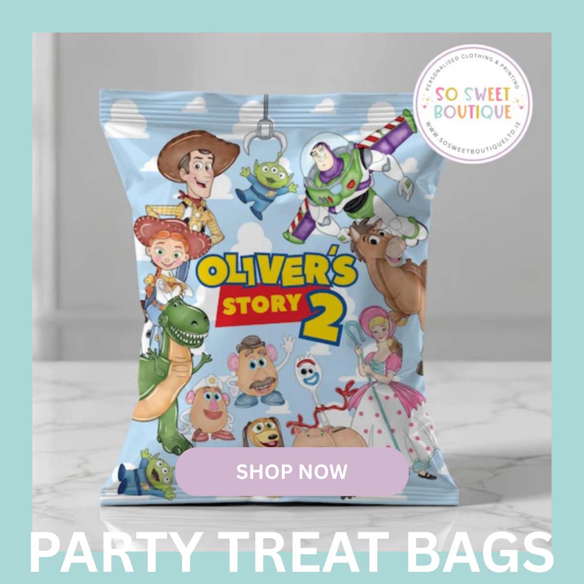 PERSONALISED CRISP|TREAT BAGS