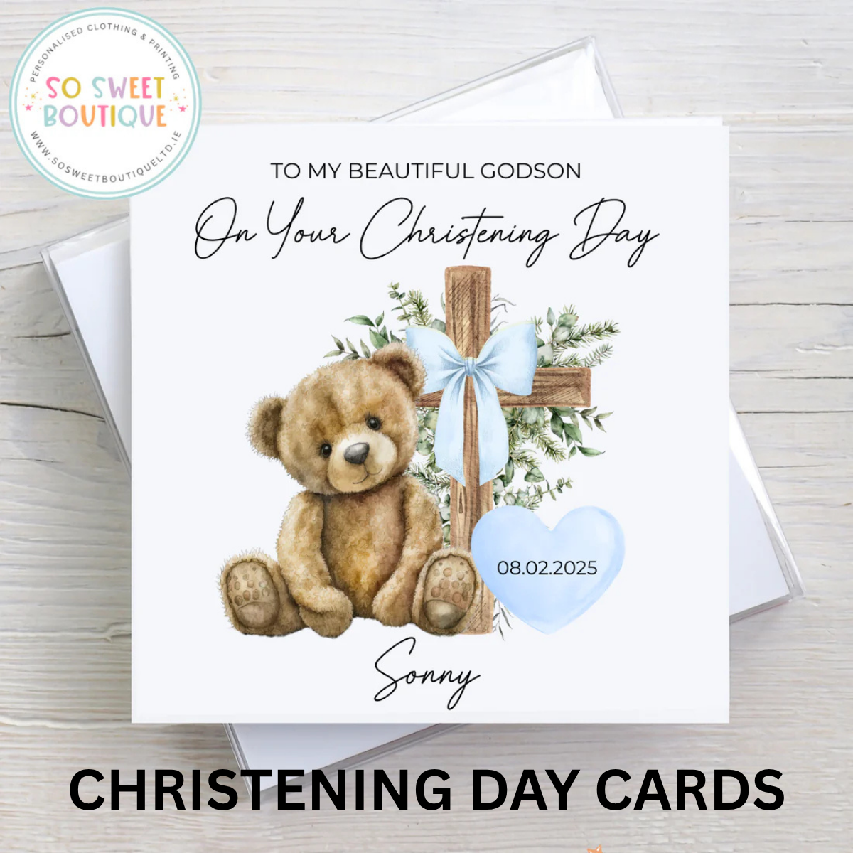 CHRISTENING DAY CARDS