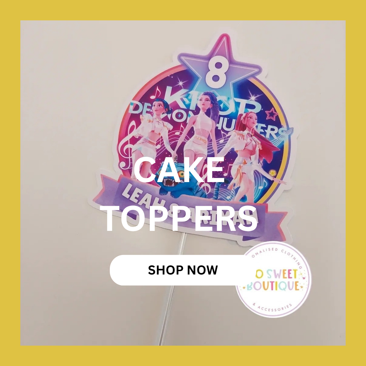 Personalised Cake Toppers