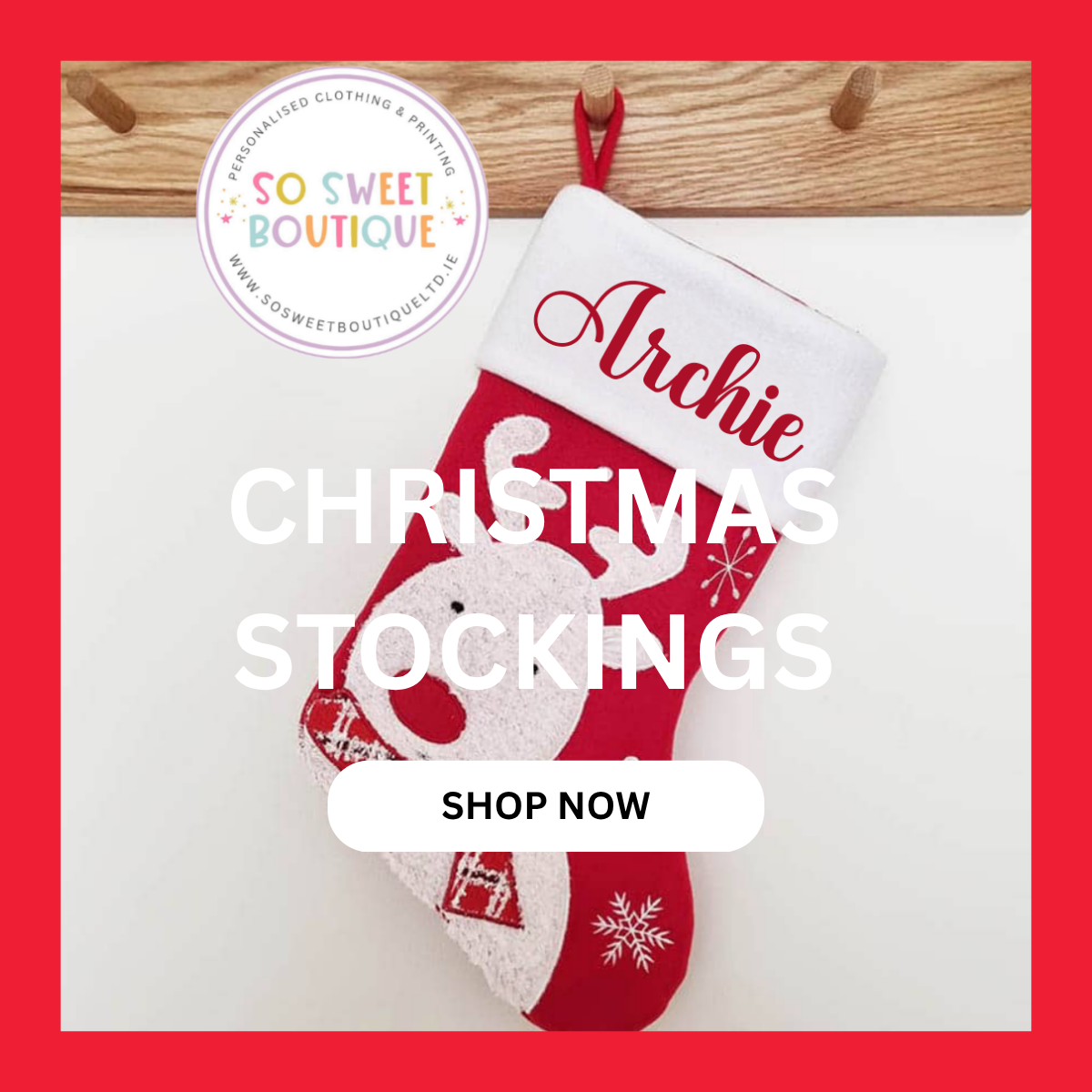 PERSONALISED CHRISTMAS STOCKINGS & SACKS