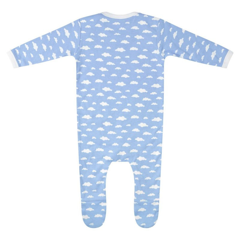 Hero Father's Day themed Blue Cloud Print Babygro Sleepsuit