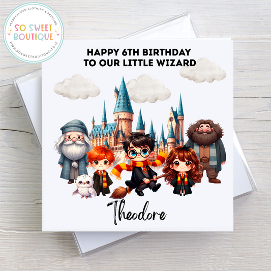 Harry Potter Birthday Card