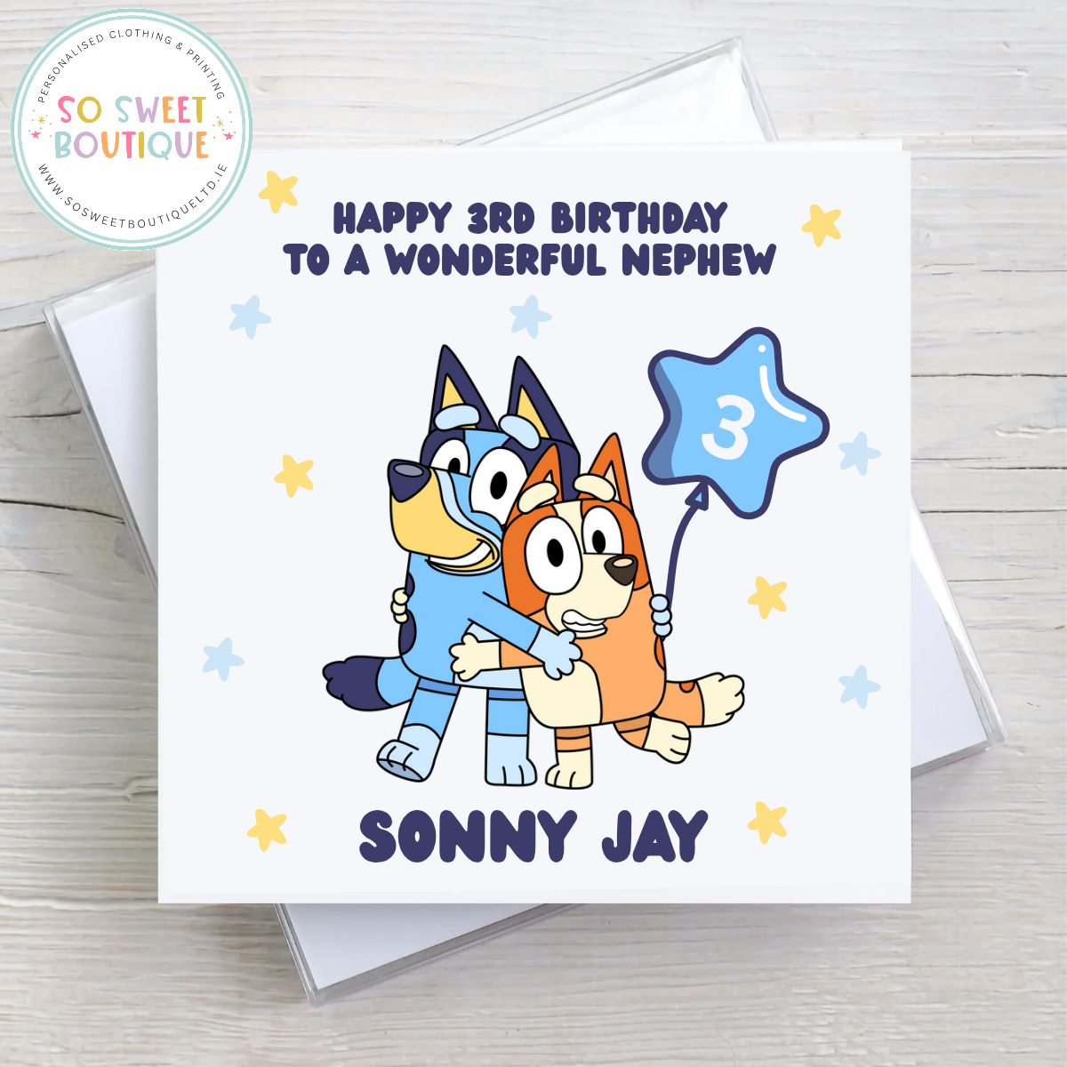 Bluey & Bingo Birthday Card