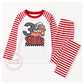 Personalised Lightning McQueen Cars birthday pyjamas for kids, featuring colorful race car design and fun graphics.