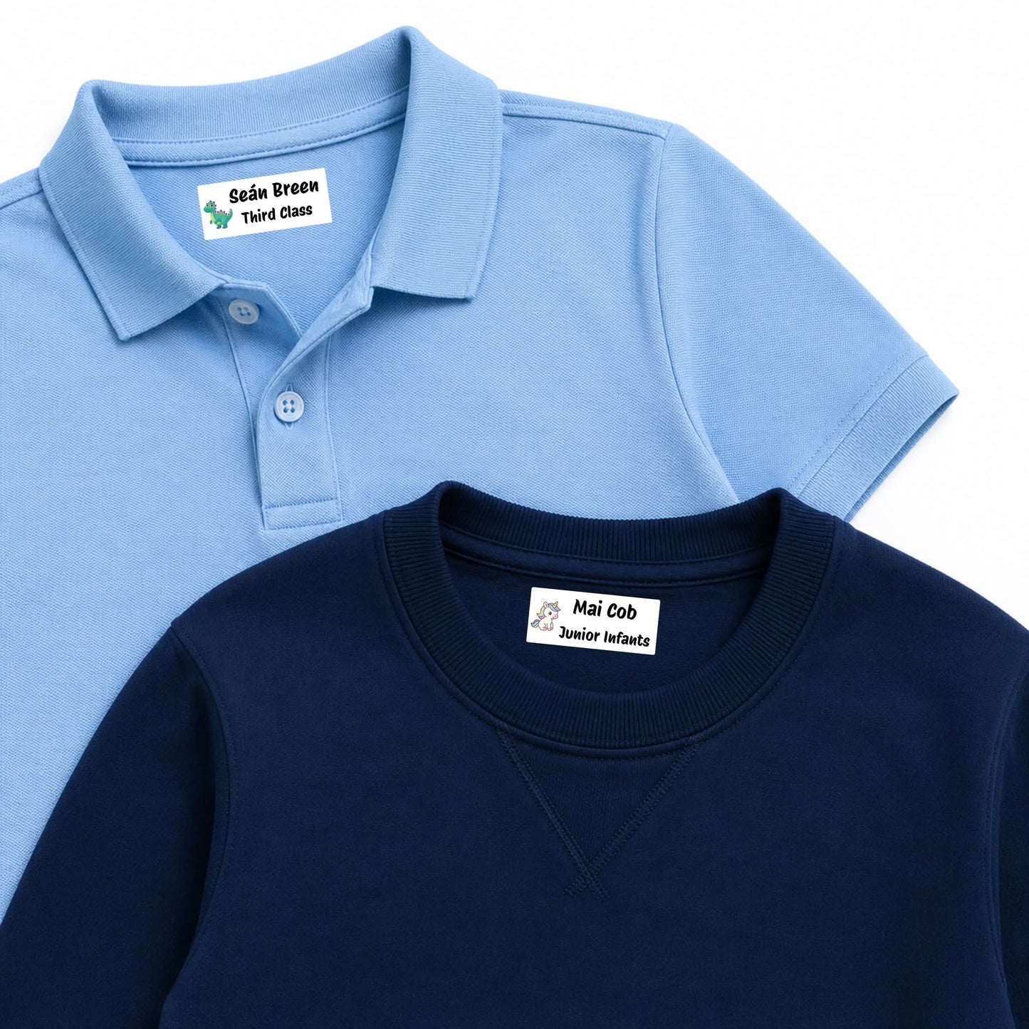Personalised Iron On Clothing Name Labels