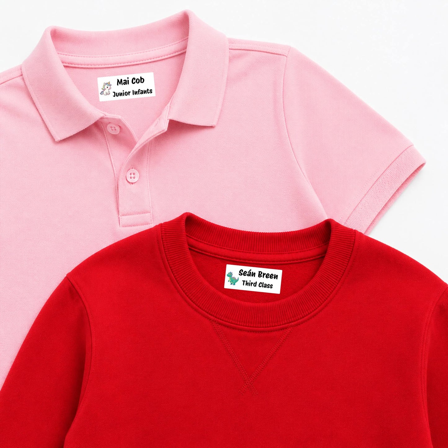 Personalised Iron On Clothing Name Labels