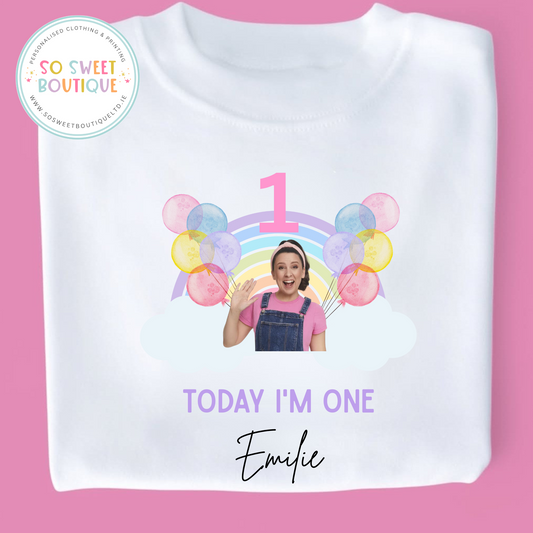Ms Rachel themed Birthday White T-Shirt