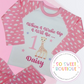 Sophie The Giraffe When I Wake Up Personalised Birthday Pyjamas - SoSweetBoutiqueLtd