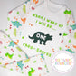 Dinosaur themed When I Wake Up Personalised Birthday Pyjamas