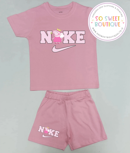 Baby Pink Character Summer Set - Various Characters Available