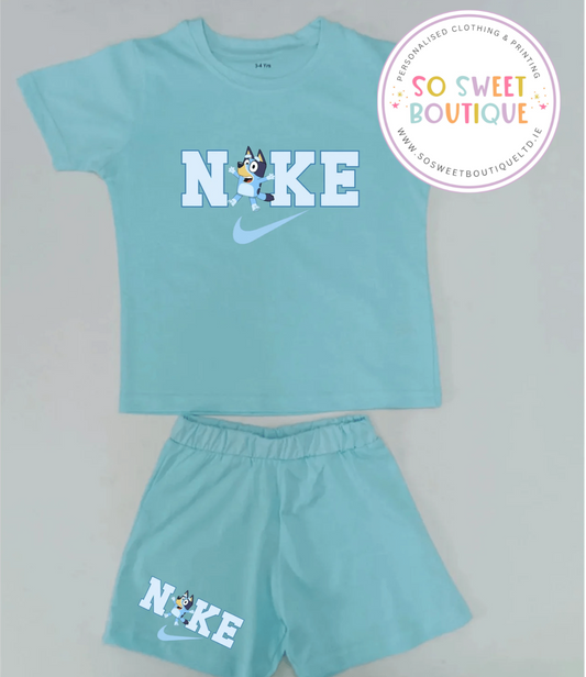 Baby Blue Character Summer Set - Various Characters Available