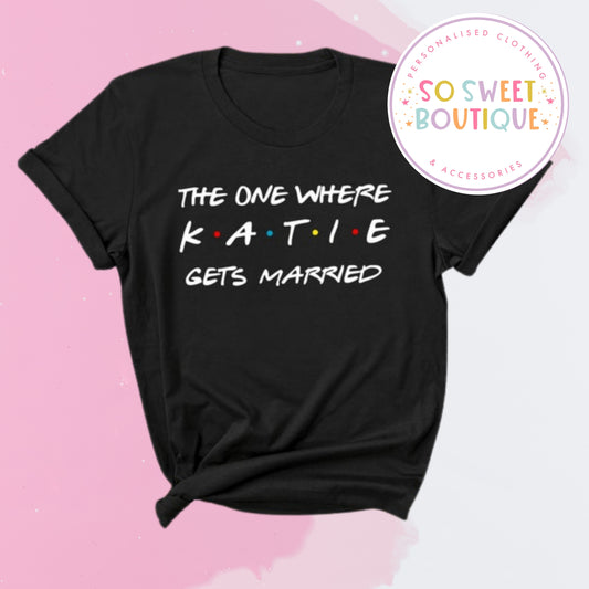 Friends theme Hen Party T-Shirt