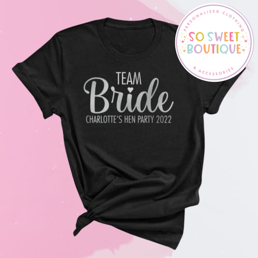 Team Bride Hen Party T-Shirt
