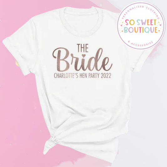 The Bride Hen Party T-Shirt