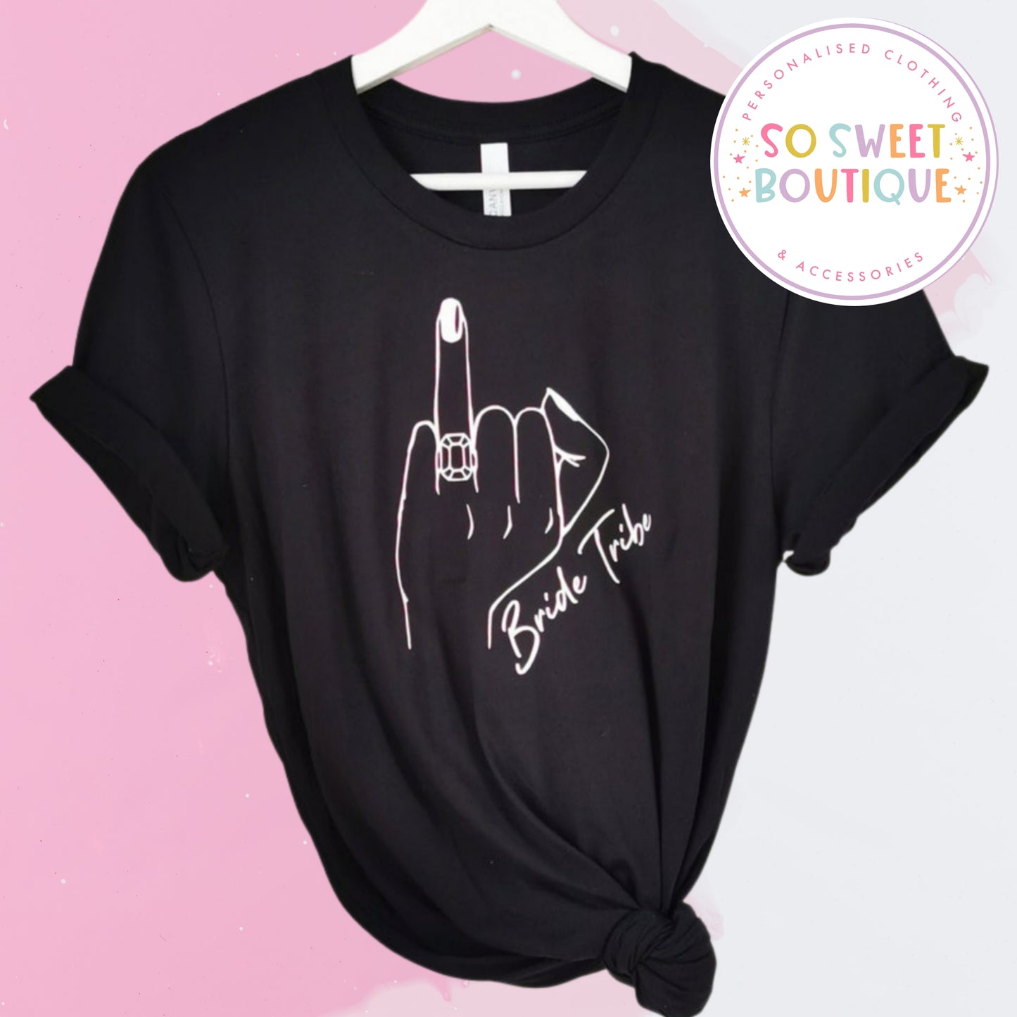 Bride Tribe Ring Style Hen Party T-Shirt