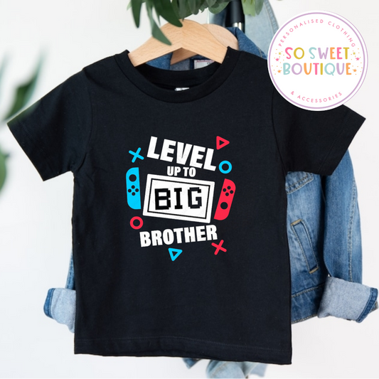 Level Up To Big Brother T-Shirt