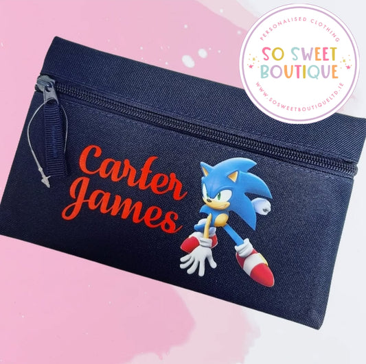 Sonic theme Pencil Case
