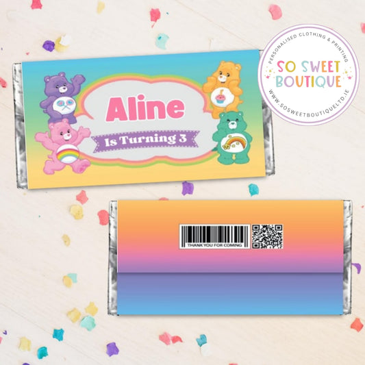 Care Bears Personalised 40g Milk Chocolate Bar