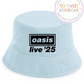Organic Cotton' Oasis Live 25 Unisex Bucket Hat - Sky Blue