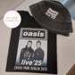Oasis Live 25' Croke Park Black T-Shirt