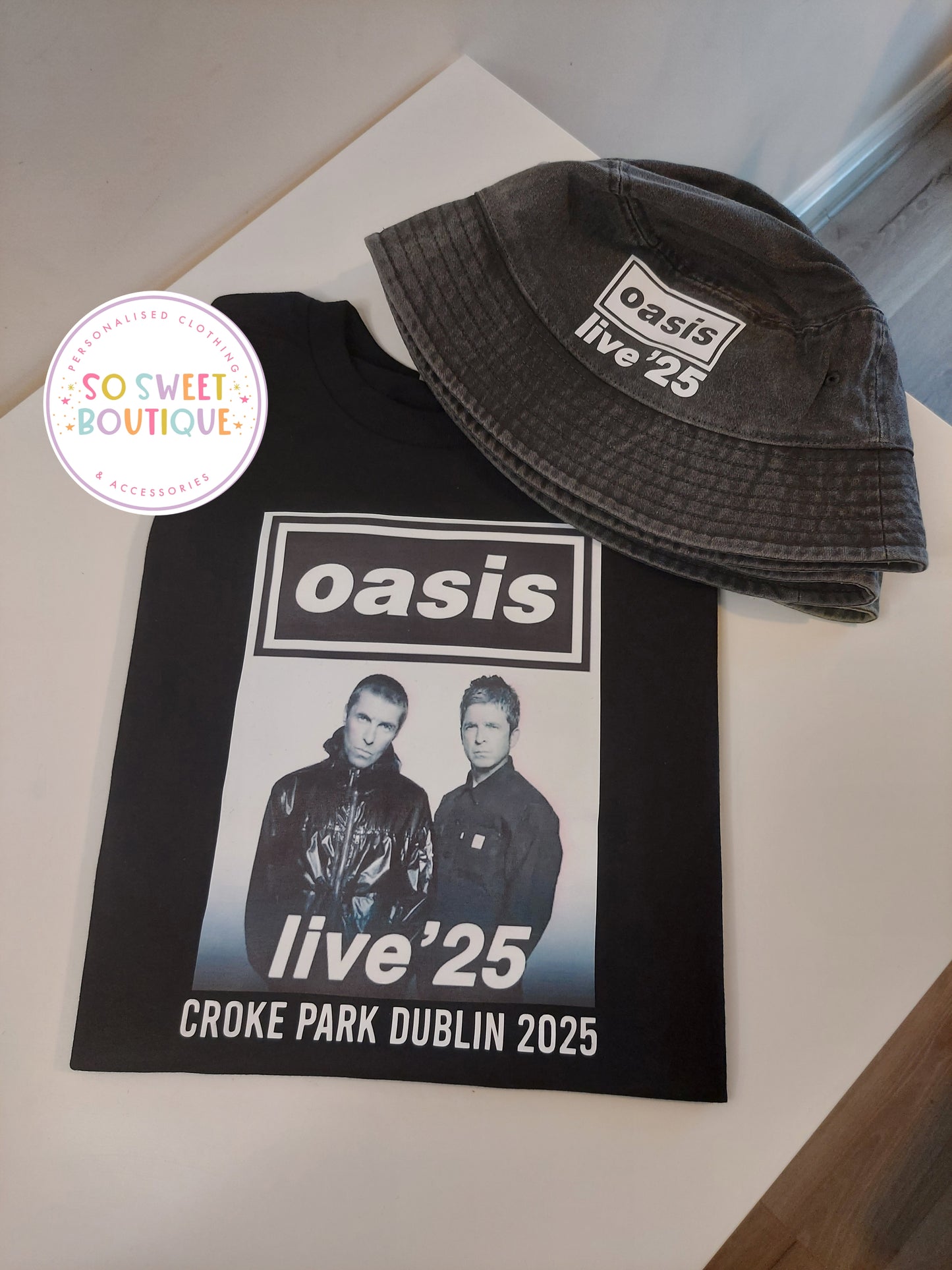 Oasis Live 25' Croke Park Black T-Shirt