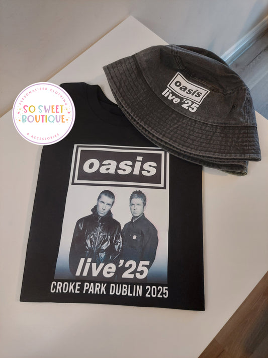 Oasis Live 25' Croke Park Black T-Shirt