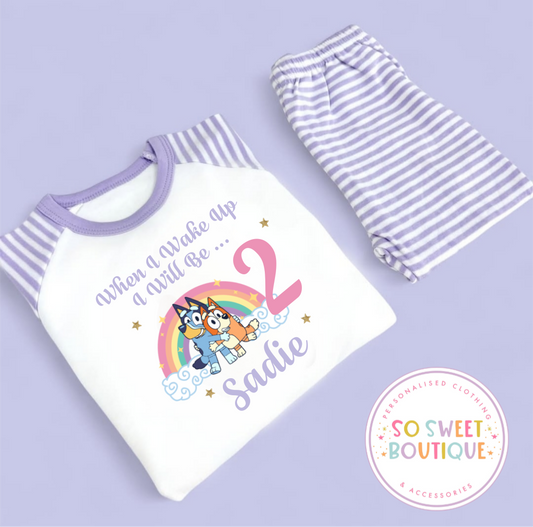 Bluey Personalised Birthday Pyjamas