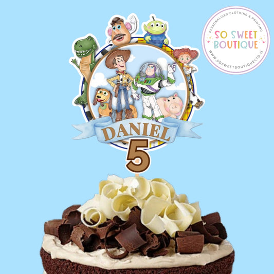 Toystory Personalised Cake Topper