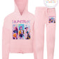KPOP Demon Hunters Pink Tracksuit Set