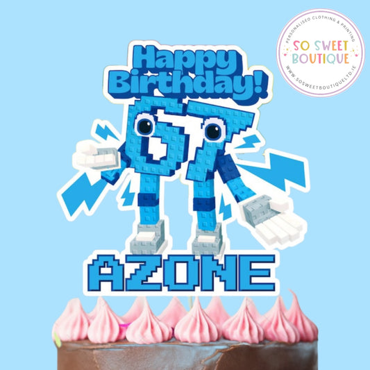 Six Seven 67 Personalised Birthday Cake Topper - SoSweetBoutiqueLtd