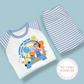 Personalized Ms Rachel birthday pajamas for kids, soft fabric with custom name printing, perfect for special celebrations.