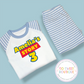 Personalised Toy Story birthday pyjamas from SoSweetBoutiqueLtd featuring colorful Toy Story characters and fun sleepwear design.