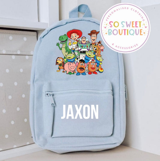 Toy Story Personalised Kids Backpack (12 Colour Options)