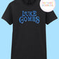 Luke Combs Blue Print Black T-Shirt