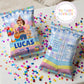 Ms Rachel Blue themed Personalised Fillable Crisp|Treat Bag