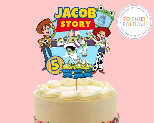 Toy Story Personalised Birthday Cake Topper